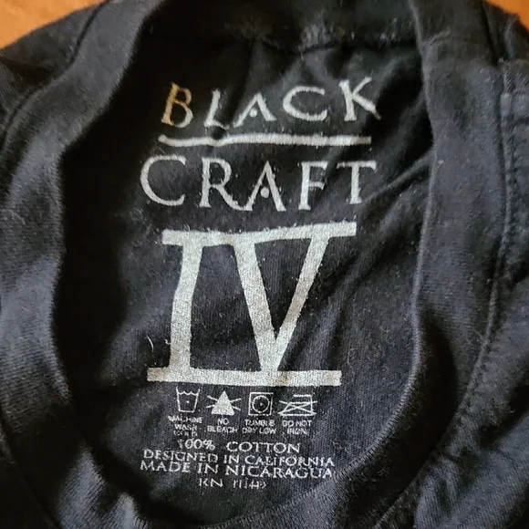 Edgy Black Graphic Men's Tank Top - Picture 2 of 2